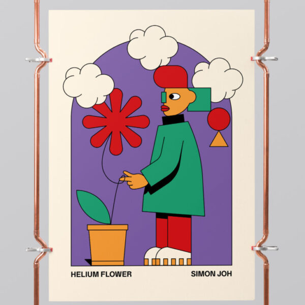 ART PRINT - JOH - HELIUM FLOWER